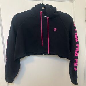 Fila Cropped Hoodie